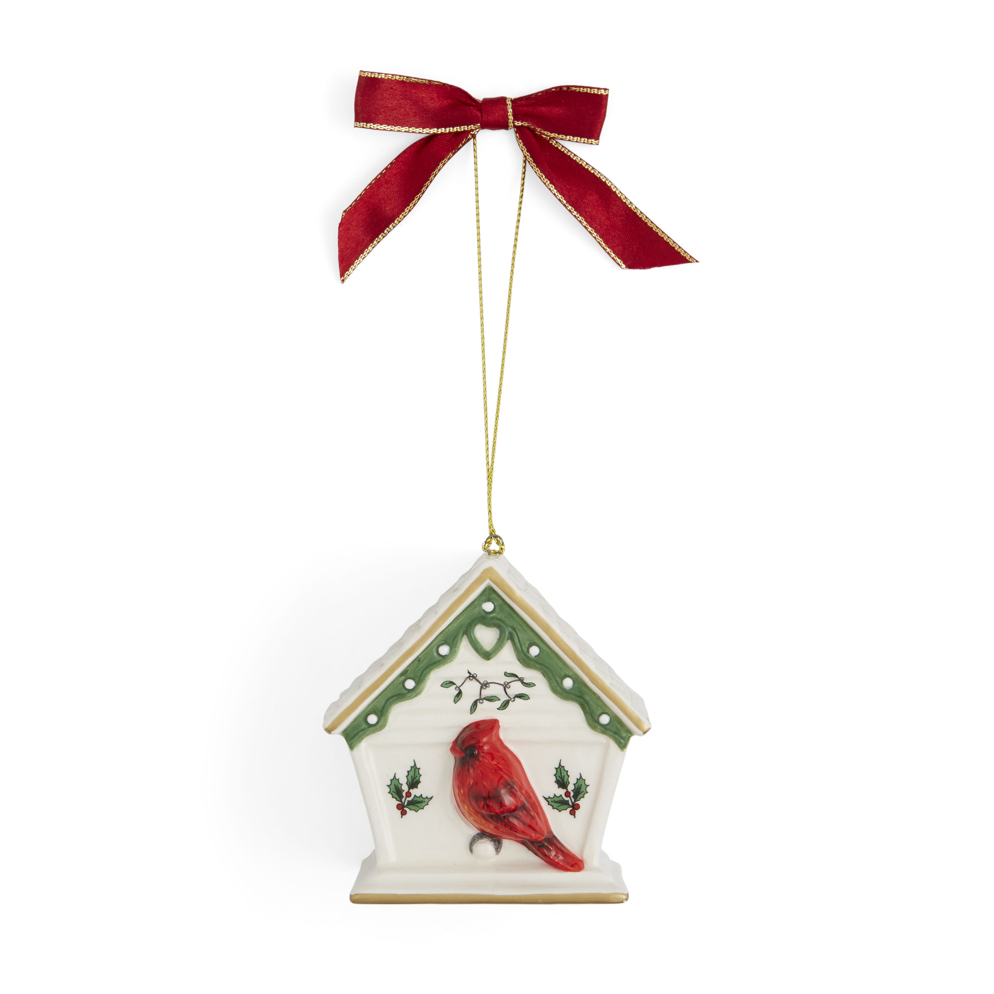 Christmas Tree Birdhouse Ornament image number null